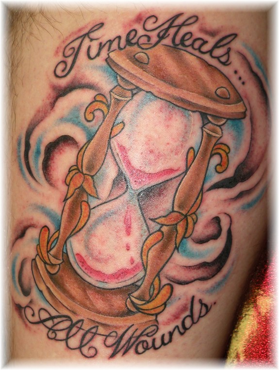 "Time heals all wounds" by Duffy Fortner TattooNOW